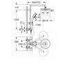 Душевая система с термостатом Grohe New Tempesta Cosmopolitan 210,
