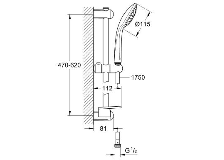 Душовий набір Grohe Euphoria, 27266001