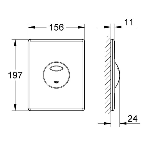 Кнопка смыва Grohe Skate 38862000