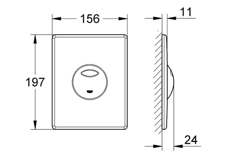 Кнопка змиву Grohe Skate 38862000