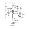 Смеситель для раковины Grohe Eurodisc Joy 23427000 M-Size
