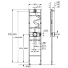 ❤ Інсталяція для установки душової системи GROHE Rapido Shower Frame, 1039939990