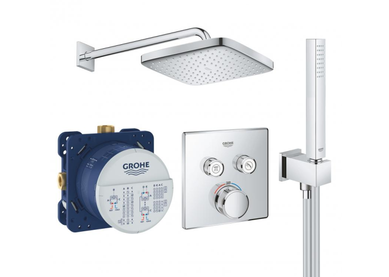 Комплект прихованого монтажу з термостатом Grohe Grohtherm 26415SCС