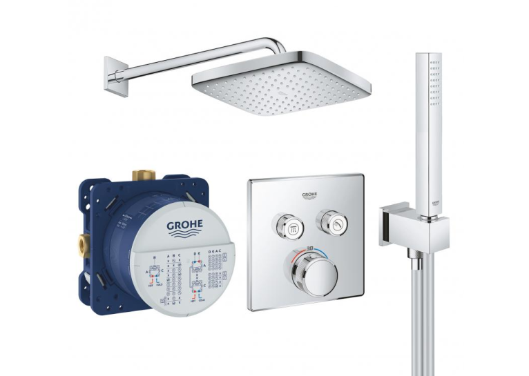 Комплект прихованого монтажу з термостатом Grohe Grohtherm 26415SCС