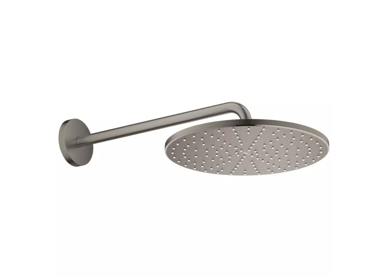 Верхній душ із душовим кронштейном 2 режими струменя Grohe Rainshower 310 Mono 26558AL0 Графіт матовий