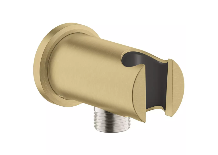 Подключение душевого шланга с держателем Grohe Rainshower 26658GN0 Золото матовое