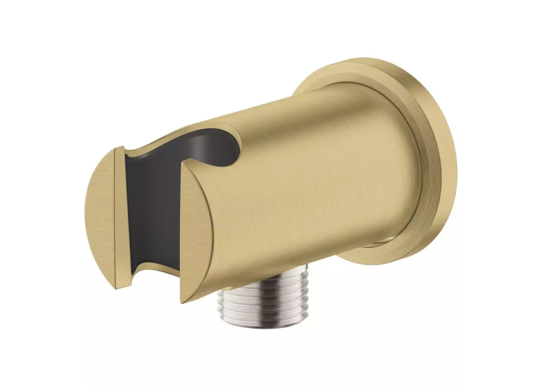 Подключение душевого шланга с держателем Grohe Rainshower 26658GN0 Золото матовое