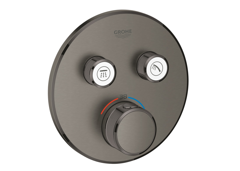 Термостат прихованого монтажу на 2 виходи GROHE Grohtherm SmartControl 29119AL0 Графіт матовий