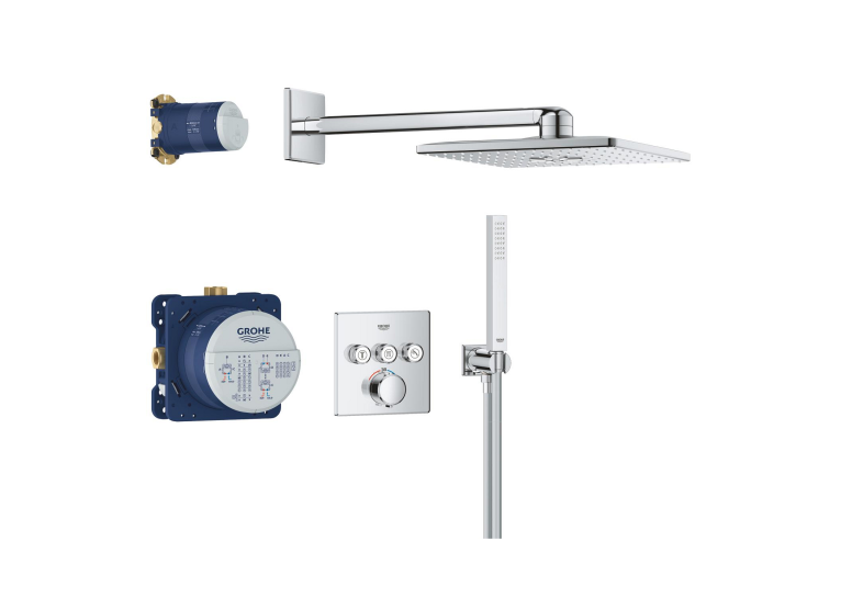 Душевая система скрытого монтажа термостатическая Grohe QuickFix Vitalio SmartActive 310 Cube 34875000