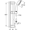 Комплект змішувачів GROHE BauLoop New UA123214S0 (23337001+23603001+27598001)