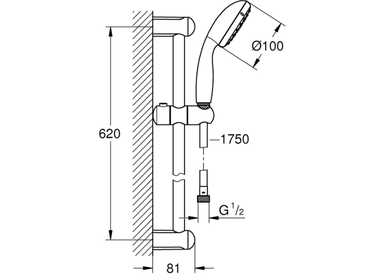 Комплект змішувачів GROHE BauLoop New UA123214S0 (23337001+23603001+27598001)