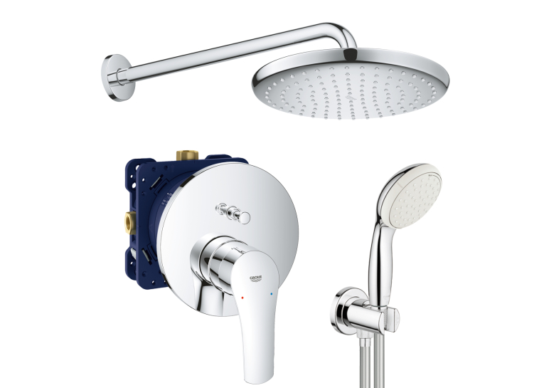 Душова система прихованого монтажу зі змішувачем Grohe Eurosmart New UA26416SC3