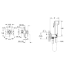 Комплект гигиенического душа Grohe EX Bau Classic хром UA2904800S 