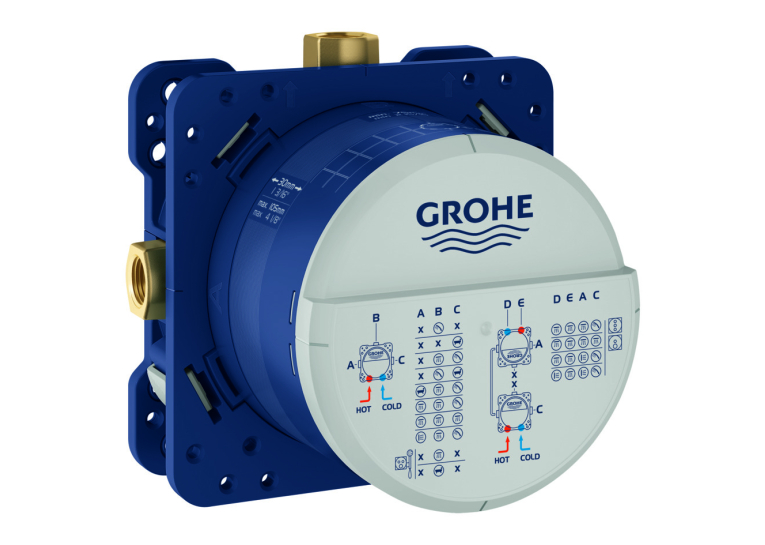 Душова система прихованого монтажу з термостатом Grohe Grohtherm SmartControl 34867000