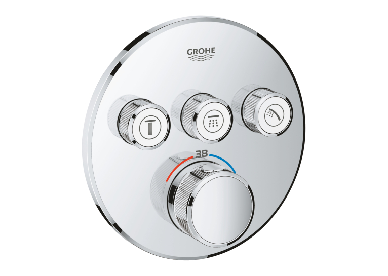 Душова система прихованого монтажу з термостатом Grohe Grohtherm SmartControl UA3461402L