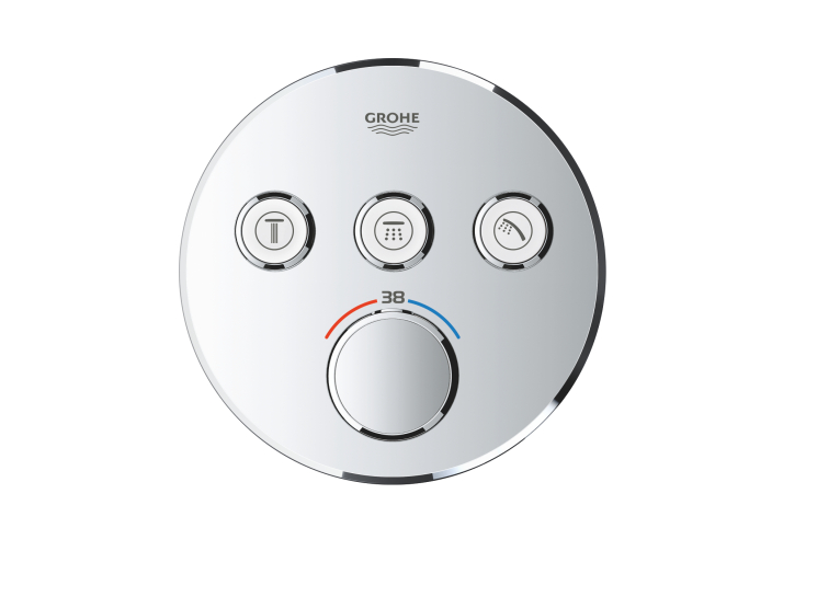 Душова система прихованого монтажу з термостатом Grohe Grohtherm SmartControl UA3461402L