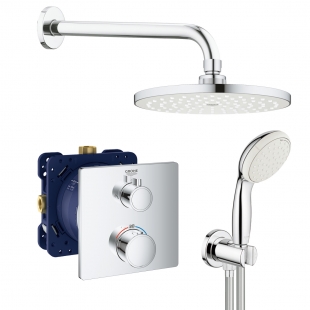 Душевая система скрытого монтажа Grohe Grohtherm Tempesta Cosmopolitain 200 UA3472900A