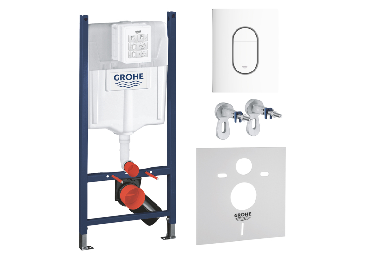 Инсталляция Grohe Rapid SL с кнопкой смыва белый UA3884400A