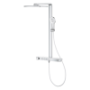 Душова система GROHE Rainshower Aqua Pure з термостатом для настінного монтажу, хром (1009610000)