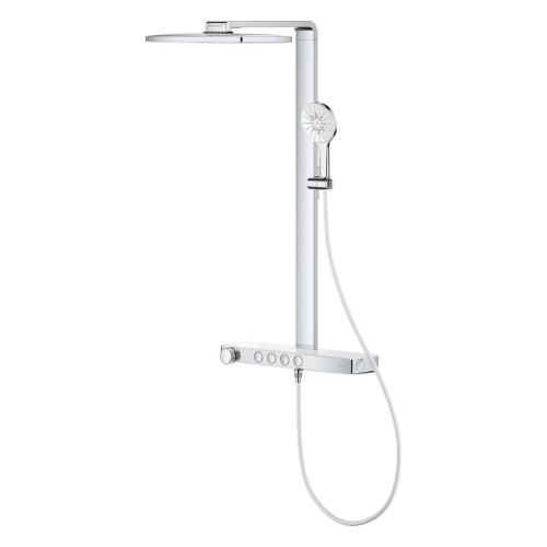 Душова система GROHE Rainshower Aqua Pure з термостатом для настінного монтажу, хром (1009610000)