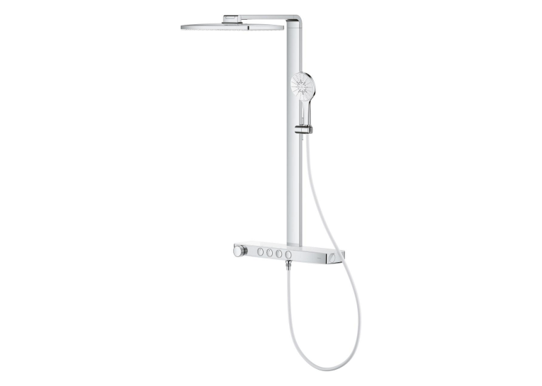Душова система GROHE Rainshower Aqua Pure з термостатом для настінного монтажу, хром (1009610000)