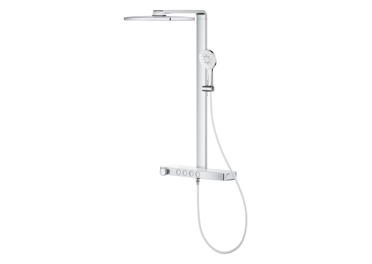 Душова система GROHE Rainshower Aqua Pure з термостатом для настінного монтажу, хром (1009610000)