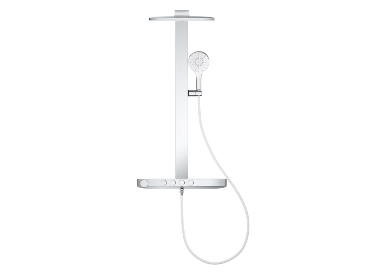 Душова система GROHE Rainshower Aqua Pure з термостатом для настінного монтажу, хром (1009610000)