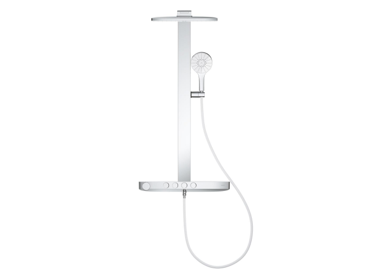 Душова система GROHE Rainshower Aqua Pure з термостатом для настінного монтажу, хром (1009610000)