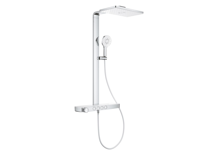 Душова система GROHE Rainshower Aqua Pure з термостатом для настінного монтажу, хром (1009610000)