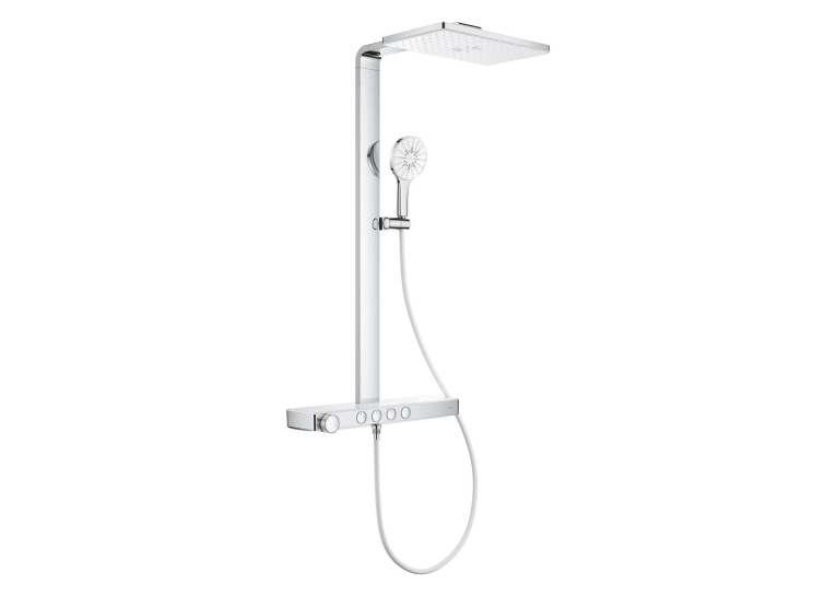 Душова система GROHE Rainshower Aqua Pure з термостатом для настінного монтажу, хром (1009610000)
