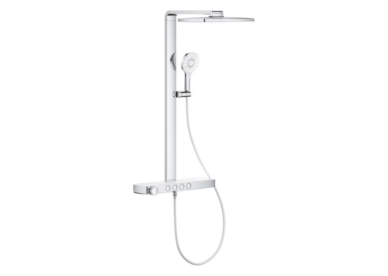 Душова система GROHE Rainshower Aqua Pure з термостатом для настінного монтажу, хром (1009610000)