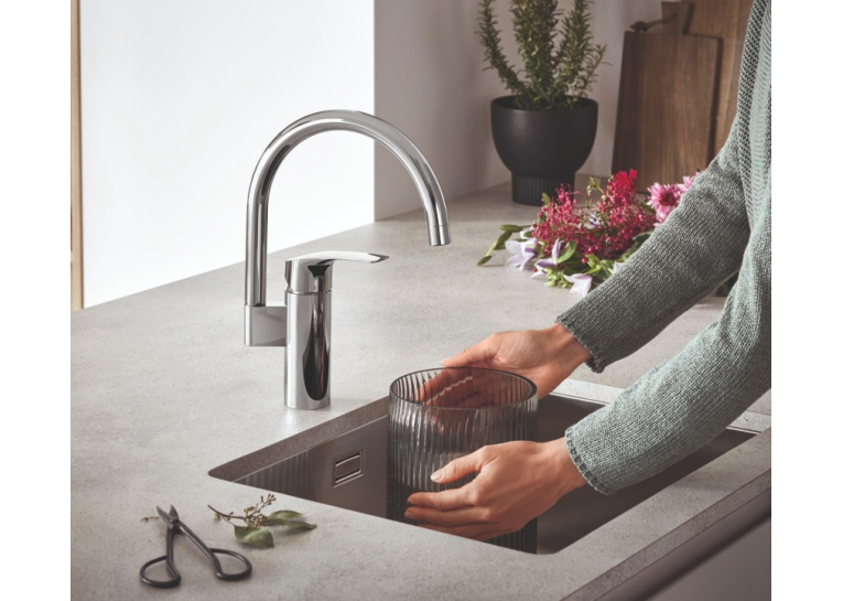 Комплект смесителей для ванны + смеситель для кухни Grohe Eurosmart New UA123248UH
