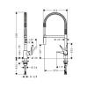 Смеситель для кухни Hansgrohe Cento XXL 14806000