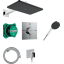 Душова система прихованого монтажу Hansgrohe Raindance Alive Q 210/340 1jet, 24620000 Chrome