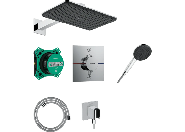  Душова система прихованого монтажу Hansgrohe Raindance Alive Q 210/340 1jet, 24620000 Chrome