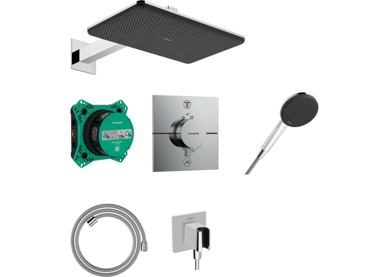 Душевая система скрытого монтажа Hansgrohe Raindance Alive Q 210/340 1jet, 24620000 Chrome