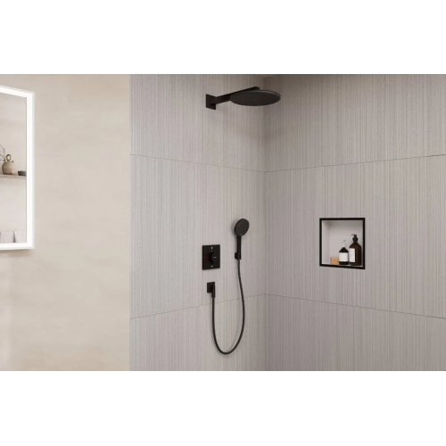 Душевая система скрытого монтажа Hansgrohe Raindance Alive S 300 1jet, 24630670 Black Matt