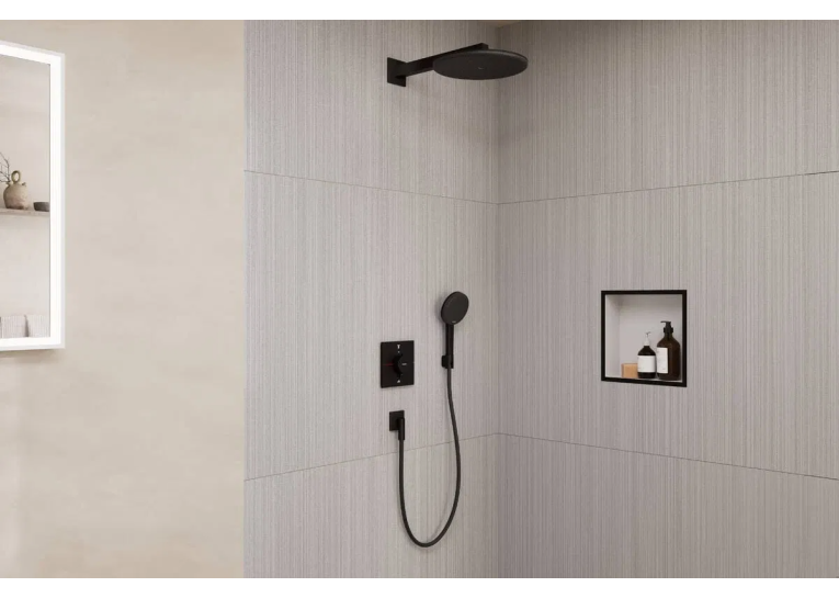  Душова система прихованого монтажу Hansgrohe Raindance Alive S 300 1jet, 24630670 Black Matt