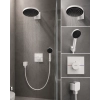 Душова система прихованого монтажу Hansgrohe ShowerSelect Comfort E HighFlow, Matt White 15574700+01800180+24150700+24301700+26457700