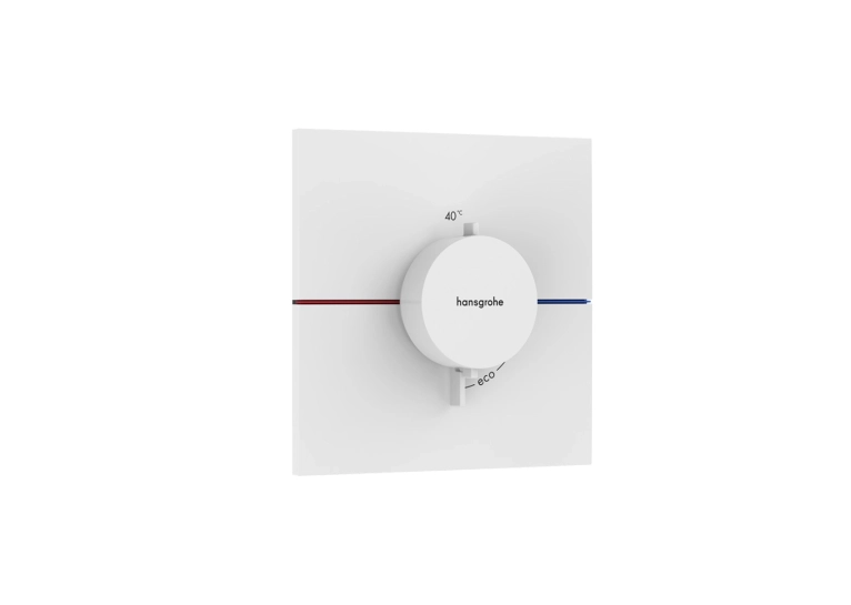 Душова система прихованого монтажу Hansgrohe ShowerSelect Comfort E HighFlow, Matt White 15574700+01800180+24150700+24301700+26457700