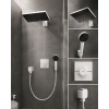 Душевой комплект білий матовий  Hansgrohe  DuoTurn Q   Pulsify Е 260 1jet   8в1 White   24330700