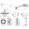 Душевой набор HANSGROHE ShowerSet Croma Select S/Ecostat S (27295000)