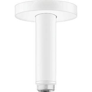 Кронштейн для верхнего душа Hansgrohe S 100 мм Matt White 27393700