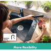 Смеситель кухонний Hansgrohe Zesis M33 150 1jet Matt Black 74802670 (Повреждённая упаковка)