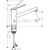 Смеситель кухонний Hansgrohe Zesis M33 150 1jet Matt Black 74802670 (Повреждённая упаковка)