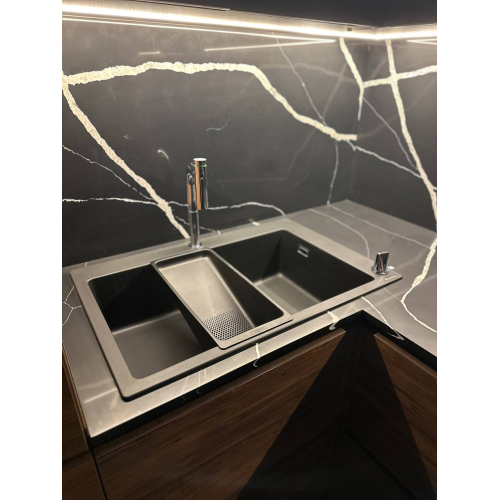 Кухонний комплект мийка із змішувачем Hansgrohe C51-F660-07, хром 43218000U (Пошкоджене пакування)