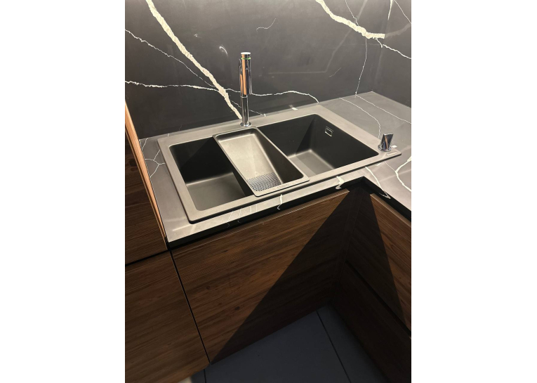 Кухонный комплект мойка со смесителем Hansgrohe C51-F660-07, хром 43218000