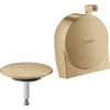 Внешняя часть сифона для ванны Hansgrohe Exafill S Brushed Bronze 58117140