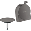 Внешняя часть сифона для ванны Hansgrohe Exafill S Brushed Black 58117340