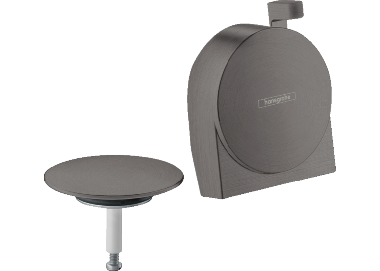 Внешняя часть сифона для ванны Hansgrohe Exafill S Brushed Black 58117340